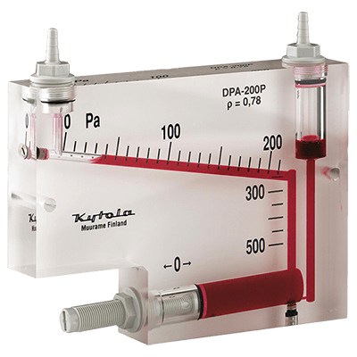 differential pressure meter, inclined tube manometer, low pressure measurement, differential pressure measurement